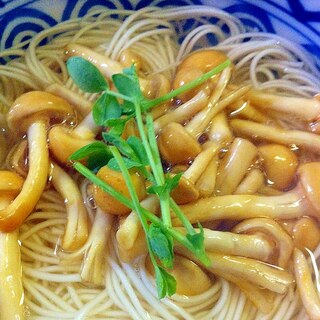 なめこの煮麺